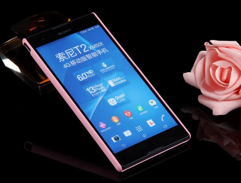 Coque 6.0For sony Xperia T2 Ультра чехол для sony Xperia T2 Ultra Dual D5303 D5322 D5306 телефона чехол-лента на заднюю панель