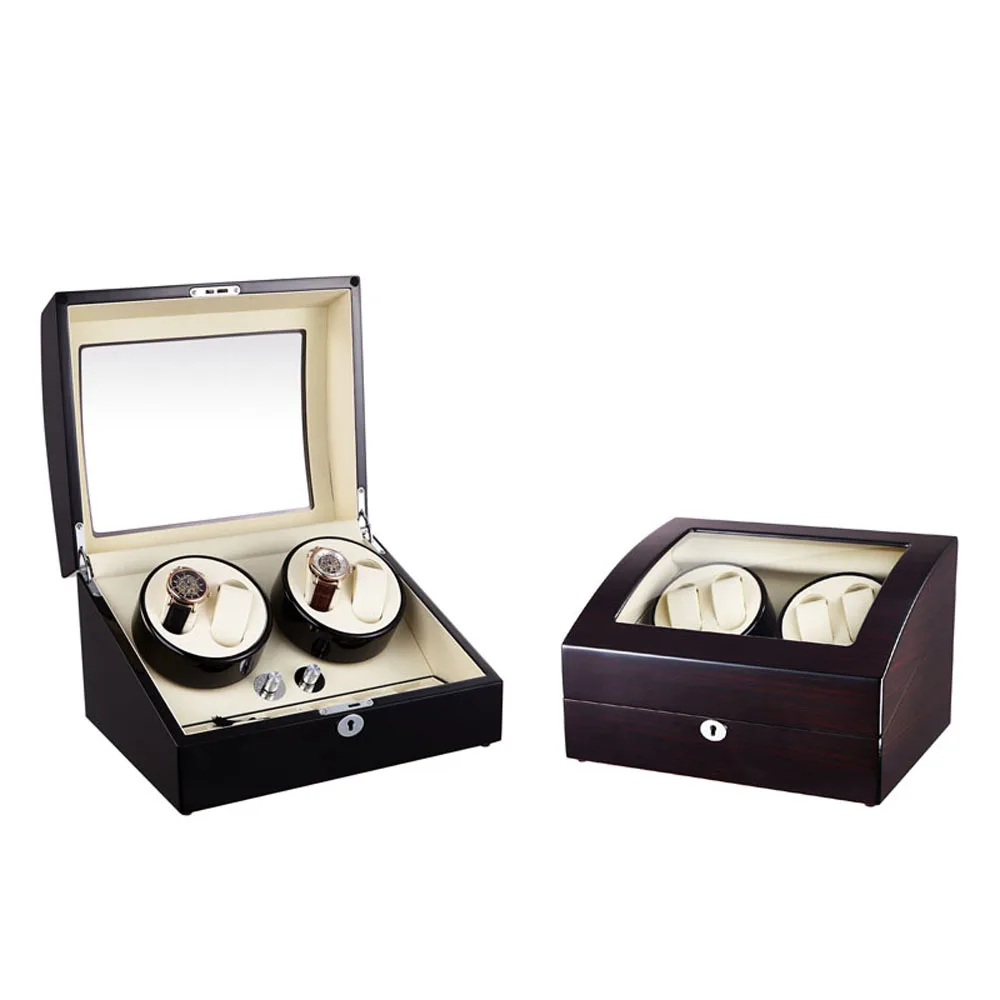 Winder Watch LT деревянный автоматический поворот 4 + 6 часов Storage Case Display Box (внешняя