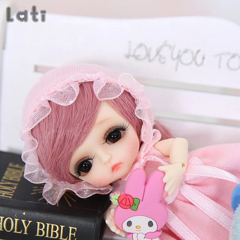 Lati White Belle 1/12 BJD SD кукла, фигурки из смолы, модель тела, Игрушки для маленьких девочек и мальчиков, глаза, высокое качество, подарки Oueneifs luodoll