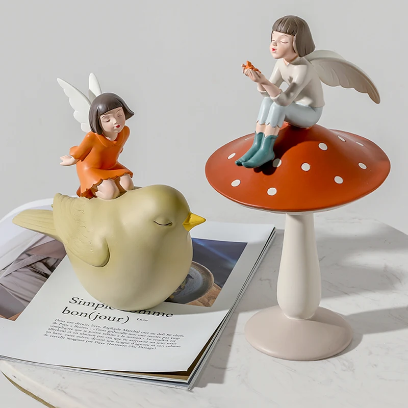 Скандинавская простая сказочная девушка украшения стол ТВ шкаф винный свадебные