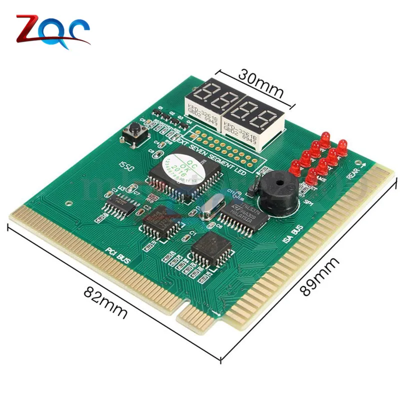 4 цифры светодиодный цифровой Дисплей ПК Анализатор диагностический материнская