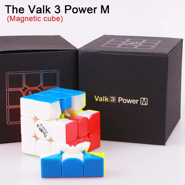 power M stickerless QIYI The Valk 3 power M Магнитный магический скоростной куб 3x3x3 профессиональный Valk3 Магнитный куб-головоломка MOYU Neo Cubo Magico игрушка для детей - Цвет: power M stickerless