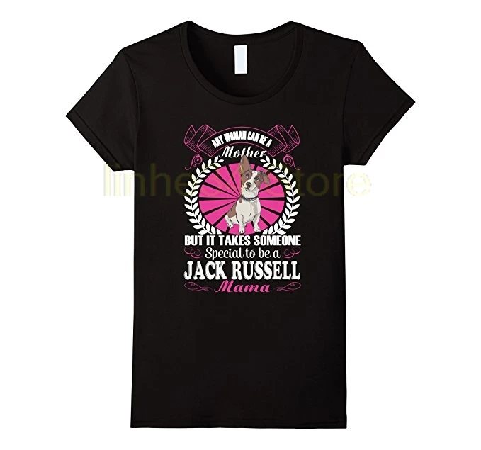 Это займет кто-то особенным чтобы быть Джек Рассел мама футболка женская Модные