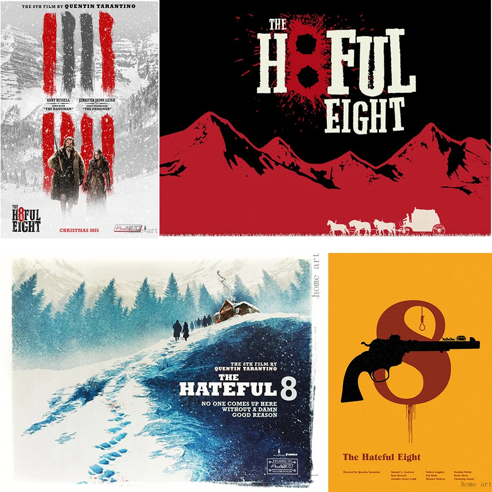 Постер The Hateful Eight четкое изображение настенные наклейки украшение для дома