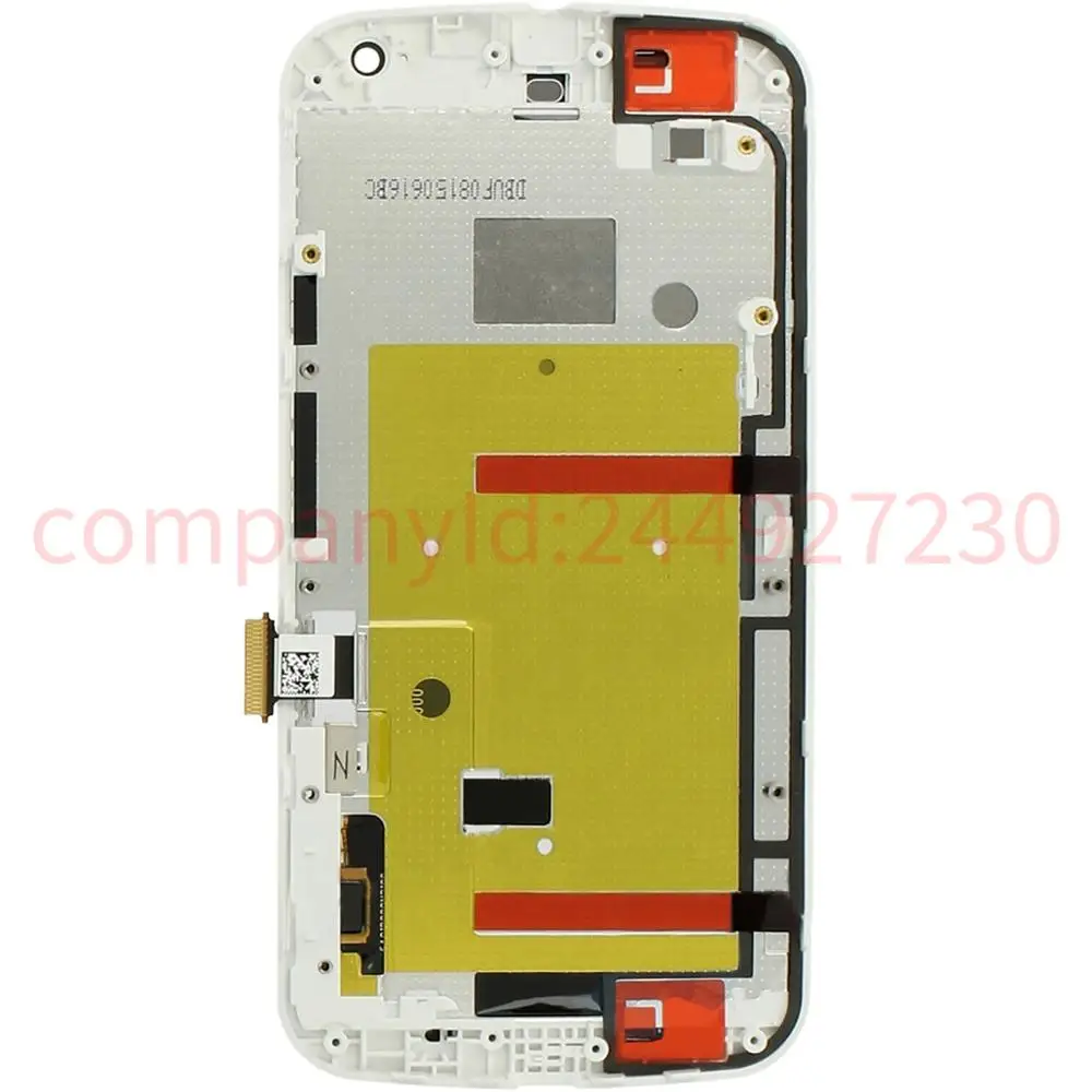 5 0 '񟡰x720 для Motorola Moto G2 XT1063 XT1069 XT1068 Экран с рамкой ЖК дисплей Дисплей дигитайзер