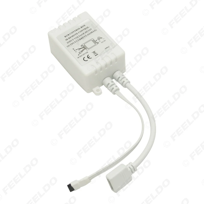 FEELDO Car DC12V 6A 44 клавишный ИК контроллер светодиодного освещения пульт