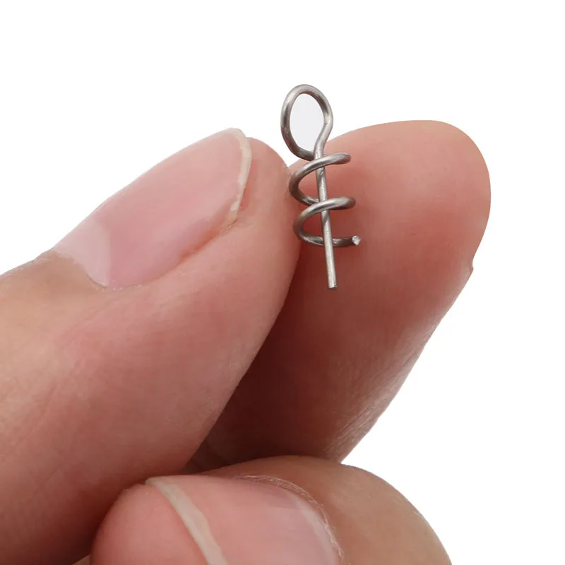 25 шт./компл. рыболовные приманки штырь пружинная фиксированная защелка игла