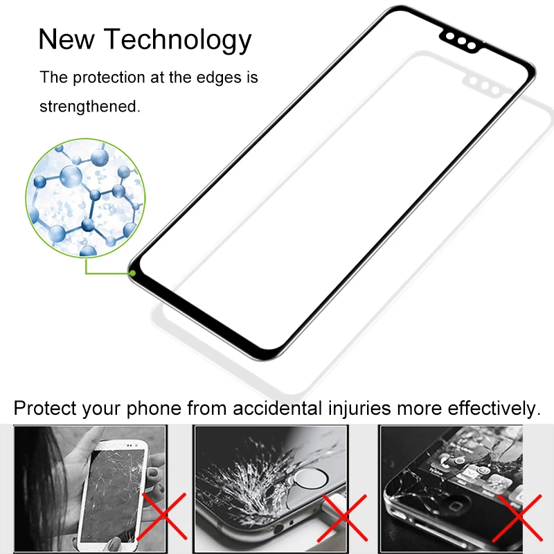 Защитное стекло для Honor 7c 8s 8x 8c 7x 7a Pro, Защитная пленка для экрана, закаленное покрытие для huawei Honer Armor 7 A C X 8 A7 C7 X7 C8 X8