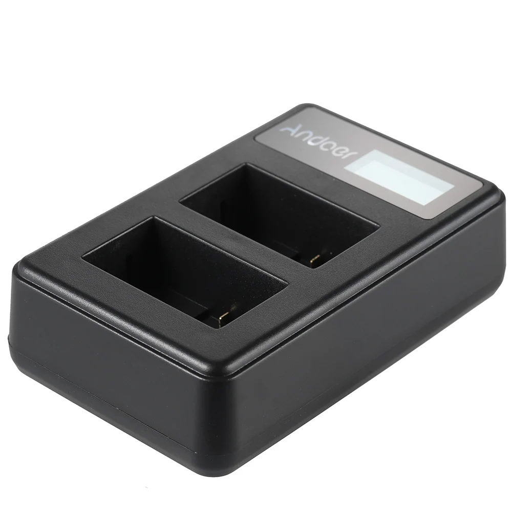 Аккумуляторное зарядное устройство Andoer для зарядки литий ионных аккумуляторов с