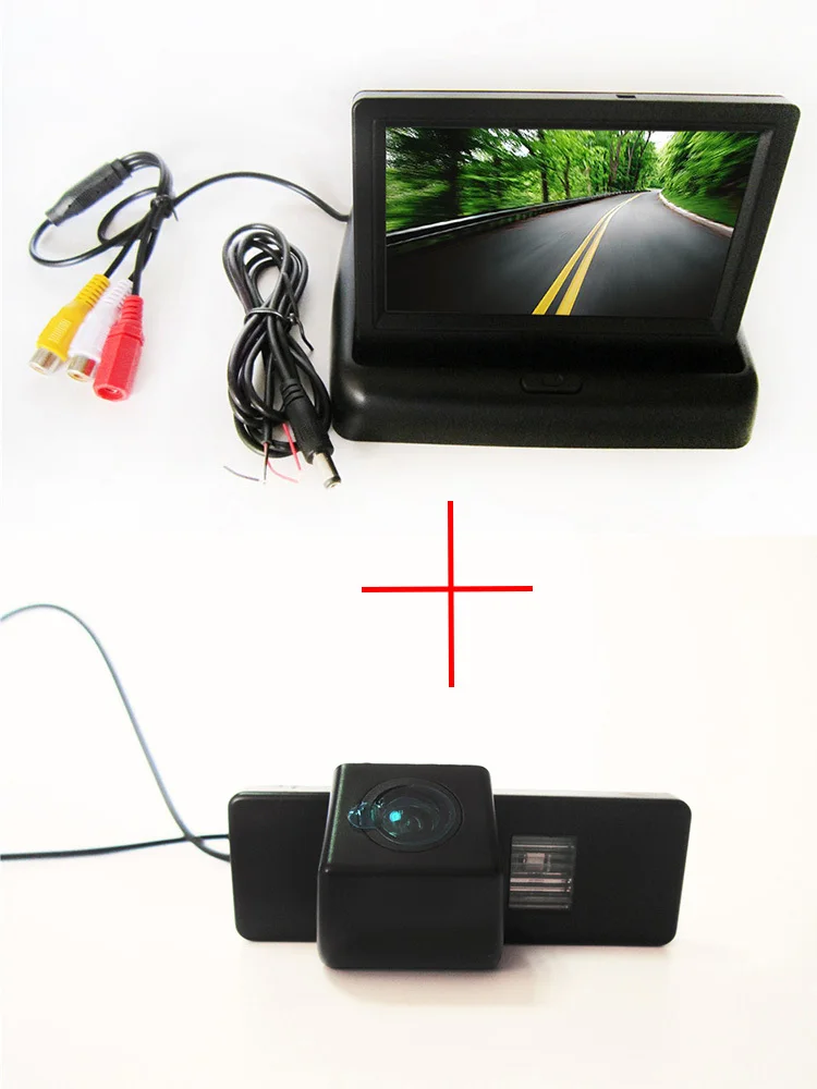 

Color Car Rear View Camera for Nissan QASHQAI X-TRAIL Geniss Citroen C-Triomphe Pathfinder,with 4.3Inch foldable LCD TFT Monitor