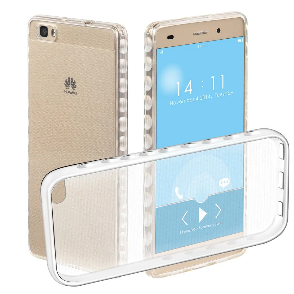 Huawei P8 Lite Case 5.0 &quotультра Тонкий Прозрачный Мягкий Силиконовый ТПУ Телефон Дела