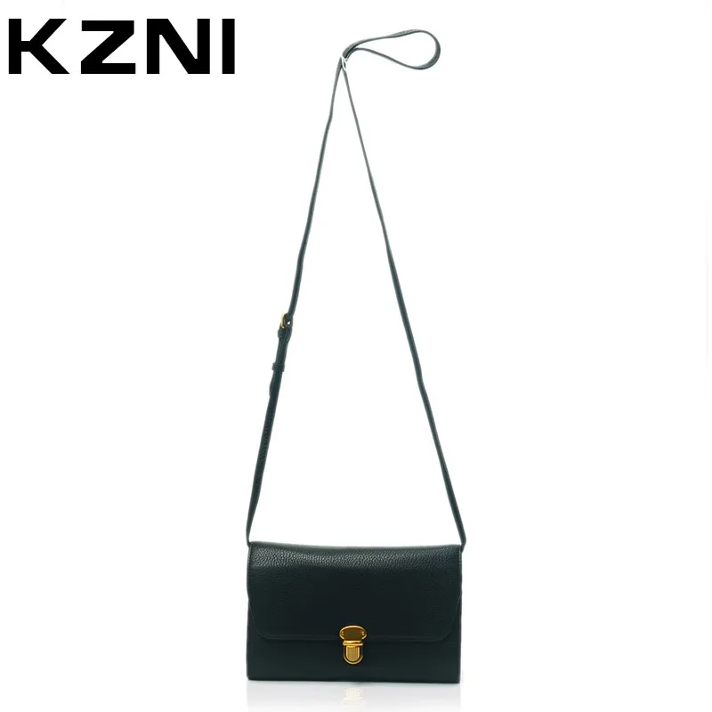 KZNI женские сумки из натуральной воловьей кожи клатч Модные Сумки 2017 Sac a Main Femme De
