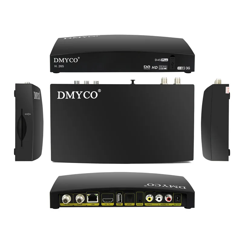1 год Испания Европа 7 код D4S плюс DVB-S2 цифровой спутниковый ресивер HD Lnb 1080P Wifi H.265 PowerVu BissKey YouTube декодер