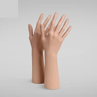 one piece right female plastic hand mannequin for jewelry and glove display