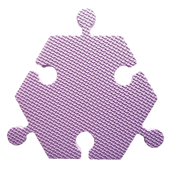 purple ОТК 6/9/15/27/36 шт./Набор детская пена EVA головоломки игровой коврик блоки/детский коврик ковер взаимосвязанных тренировки пол для детей Плитки - Цвет: purple
