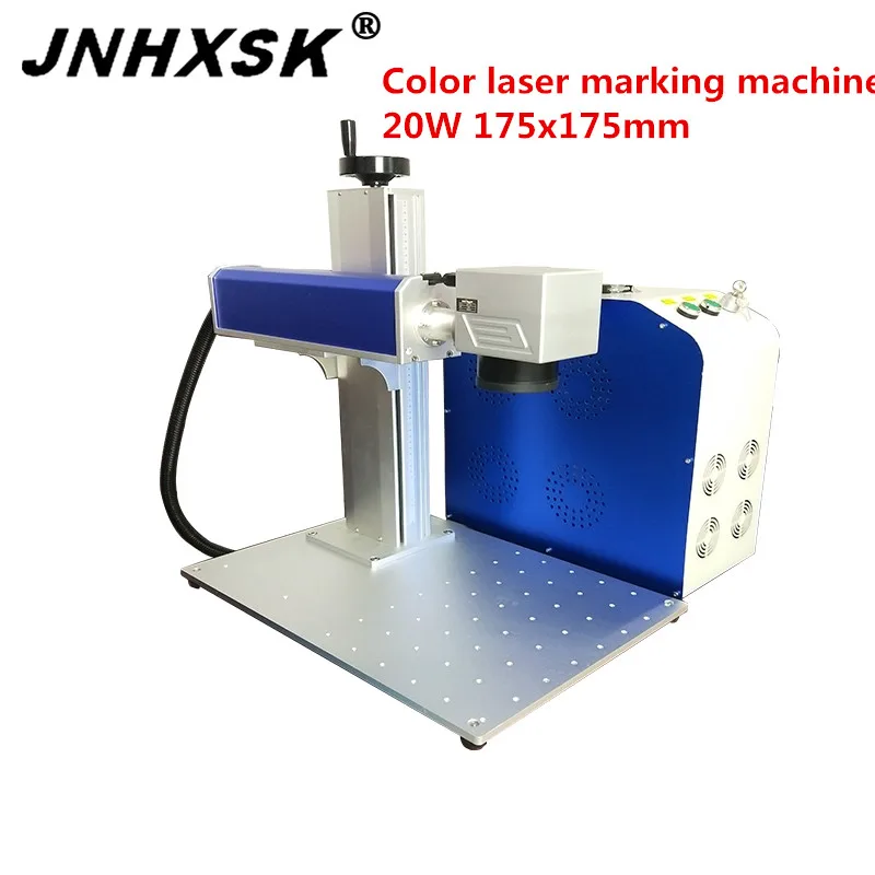 JNHXSK mopa M6 20 Вт 175x175 мм sino galvo CNC цветная лазерная маркировочная машина для металла