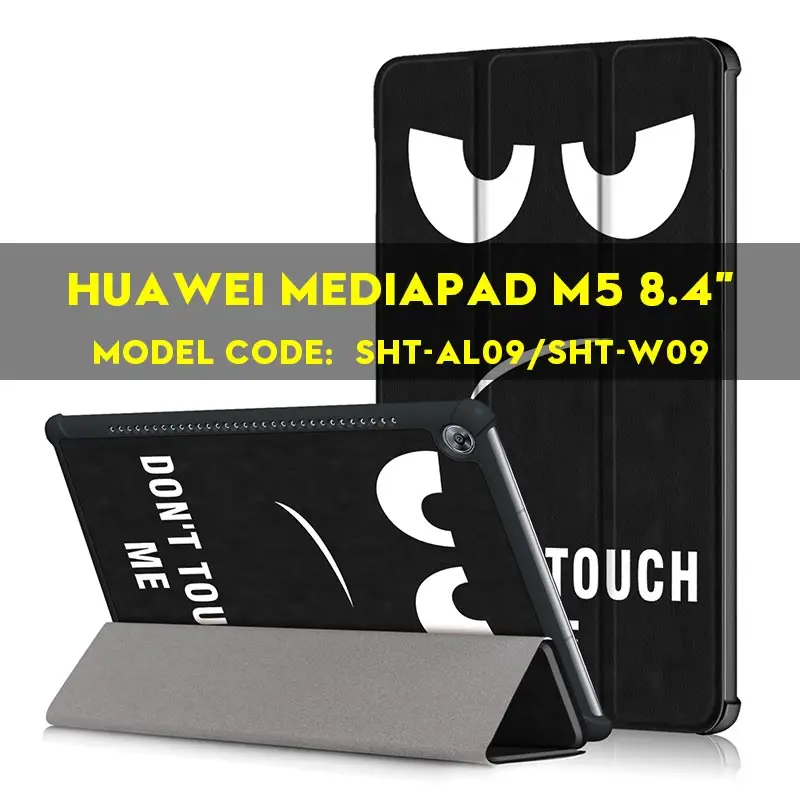 M5 8.4 Eye AIEACH чехол для huawei MediaPad M5 10,8 CRM-AL09 CRM-W09 из искусственной кожи смарт-чехол с откидной крышкой держателем для huawei MediaPad M5 8,4 чехол - Цвет: M5 8.4 Eye