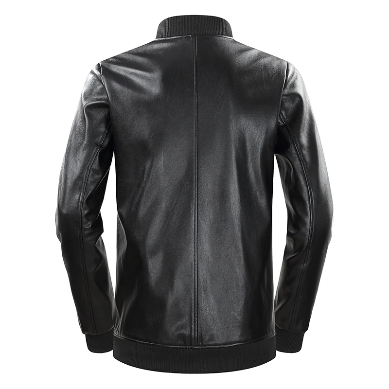 Куртка мужская из натуральной кожи пальто искусственного меха брендовая шерсть