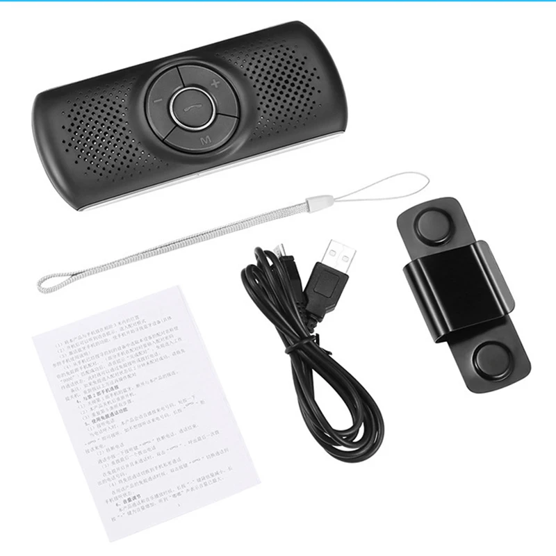 JINSERTA Bluetooth 4,2 EDR динамик телефон SIRI 3 Вт динамик автомобильный комплект громкой связи MP3 плеер TF воспроизведение музыки подключение 2 телефона