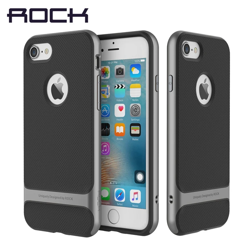 ROCK роскошный чехол Royce для iphone 8 Plus тонкий бронированный Apple на заднюю панель iPhone8