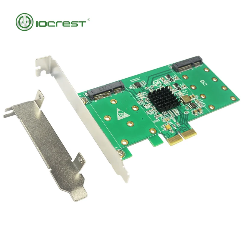Адаптер с 4 портами mSATA на PCI e x2 адаптер RAID Express 2 0 4x настройка 1 и 10|Платы расширения|