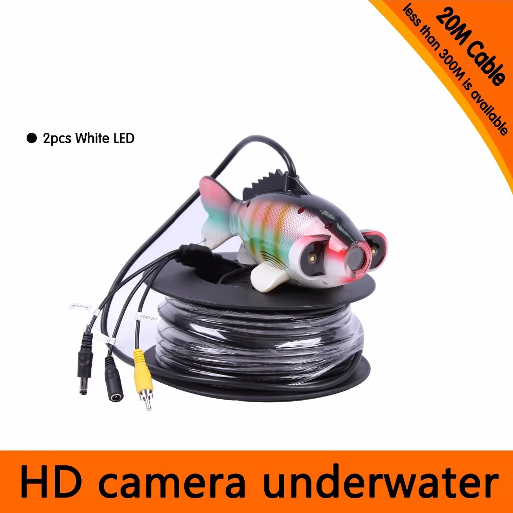 20 м HD 600TVL подводная рыбалка Камера аудио/видео эндоскоп CR006J 20M|Камеры