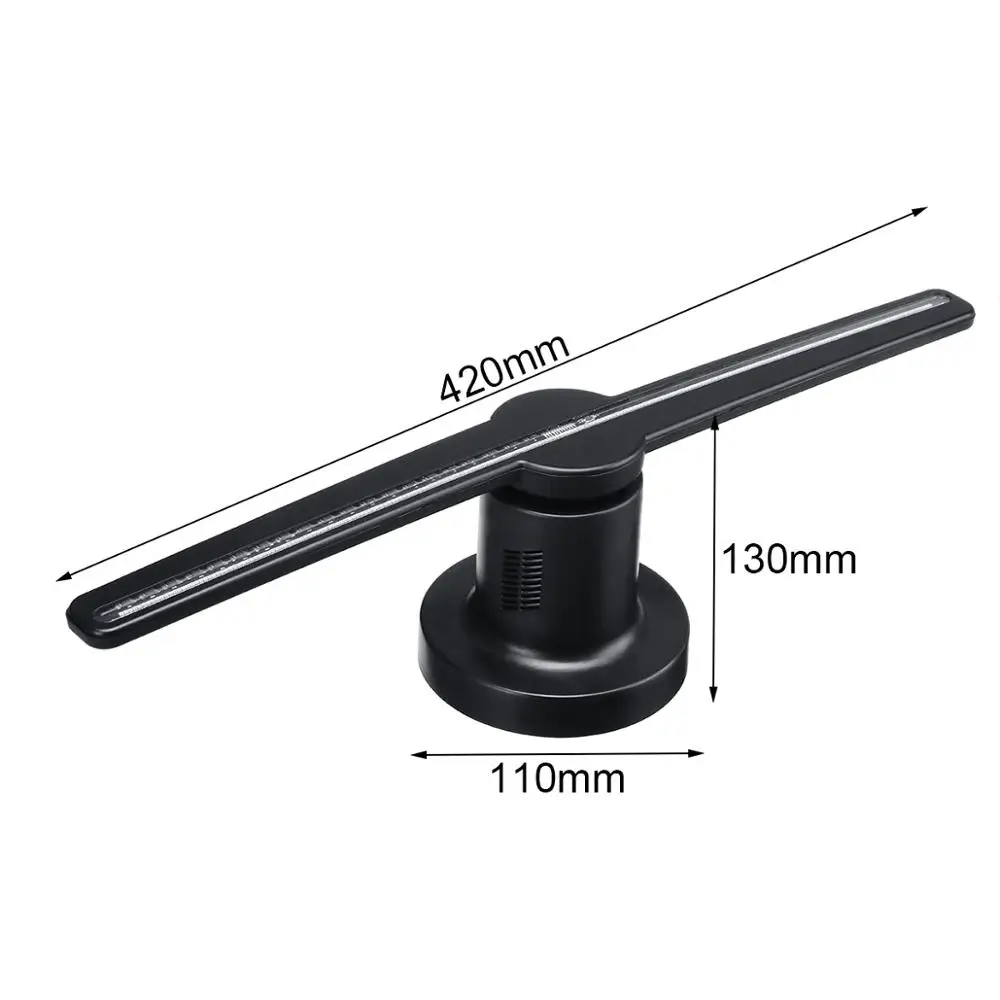 3D Голограмма рекламный дисплей светодиодный вентилятор голографическое