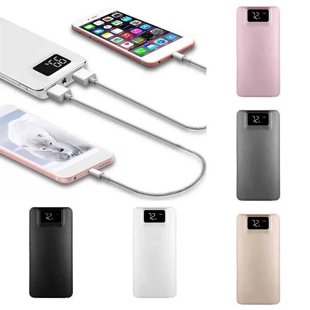 20000mah внешний аккумулятор Портативный 2 USB Мобильный телефон зарядное устройство