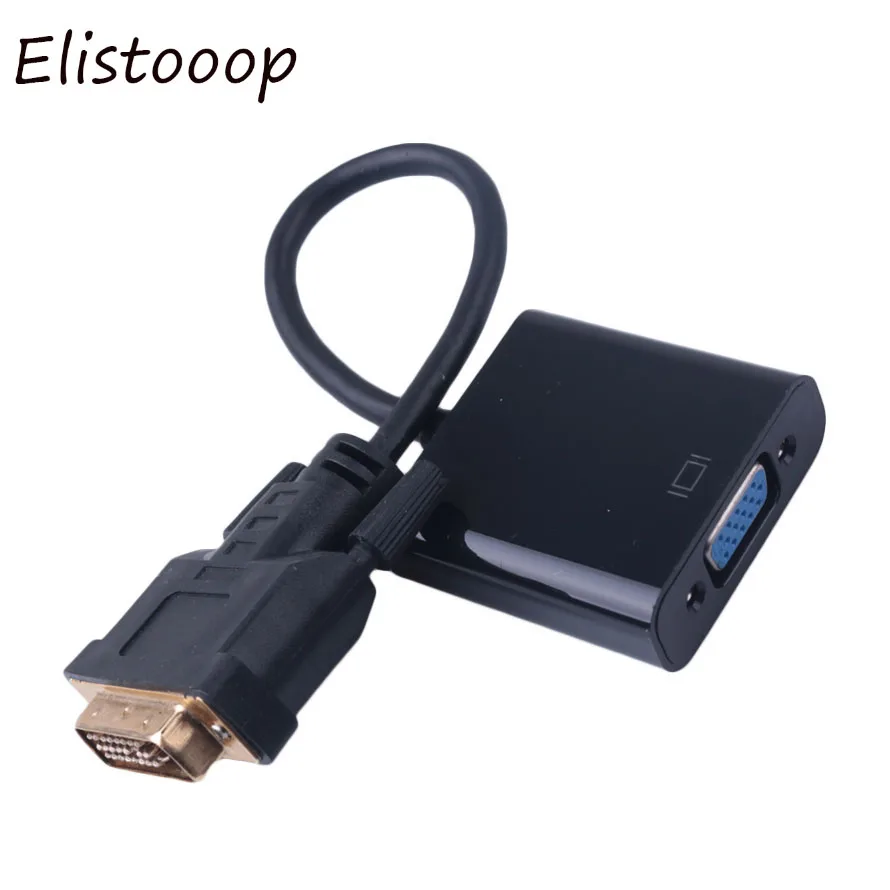 2019 Elistooop Full HD 1080P телефон с диагональю 24 + 1 на VGA HDTV преобразователь 15 контактов