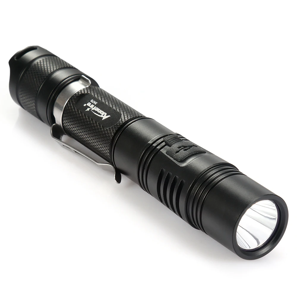 AloneFire X470 Мощный тактический светодиодный USB фонарик 18650 Cree XPL 1000lm мощный 6 режимов