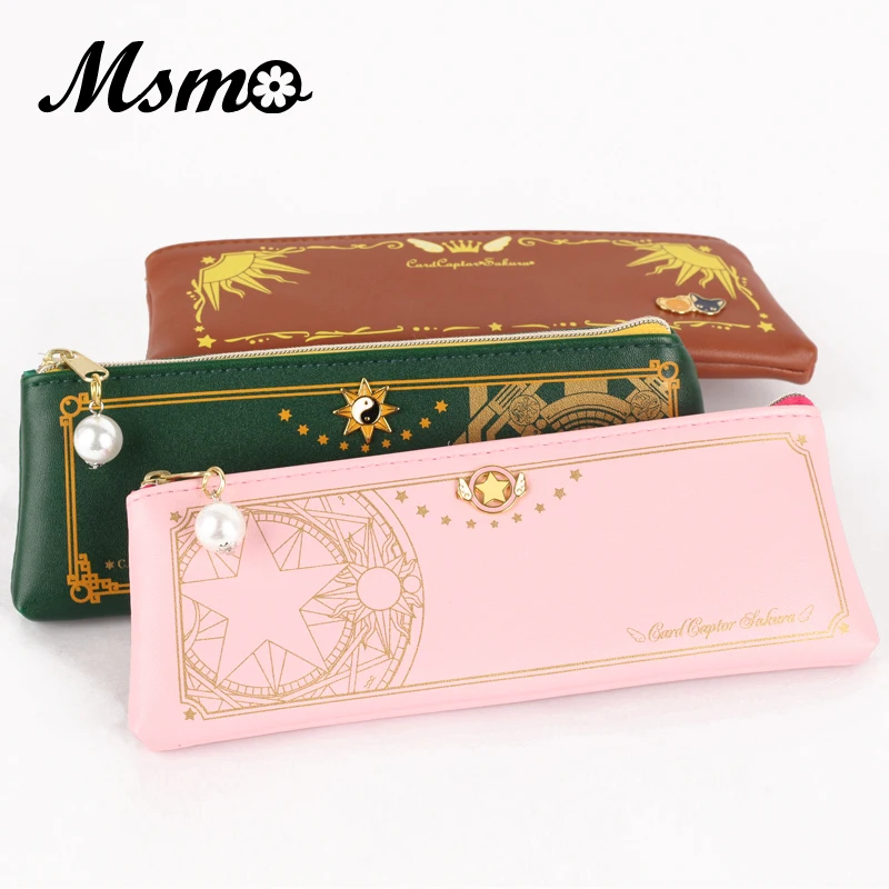 

MSMO аниме CardCaptor Сакура косплей Clow Длинные кошельки на молнии Kinomoto Сакура Clow кошелек для карт