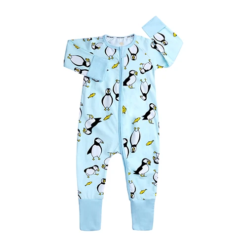 Style 001 Детские комбинезоны для новорожденных Sleepsuit Геометрия детские комбинезоны одежда для малышей с длинными рукавами комбинезоны для новорожденных детские пижамы PQ057 - Цвет: Style 001