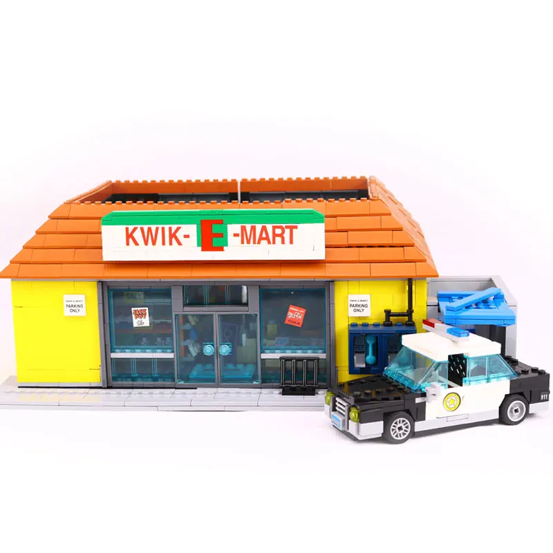 DHL 16004 Симпсоны KWIK E MART модель действия строительный блок кирпичи Дети DIY игрушки