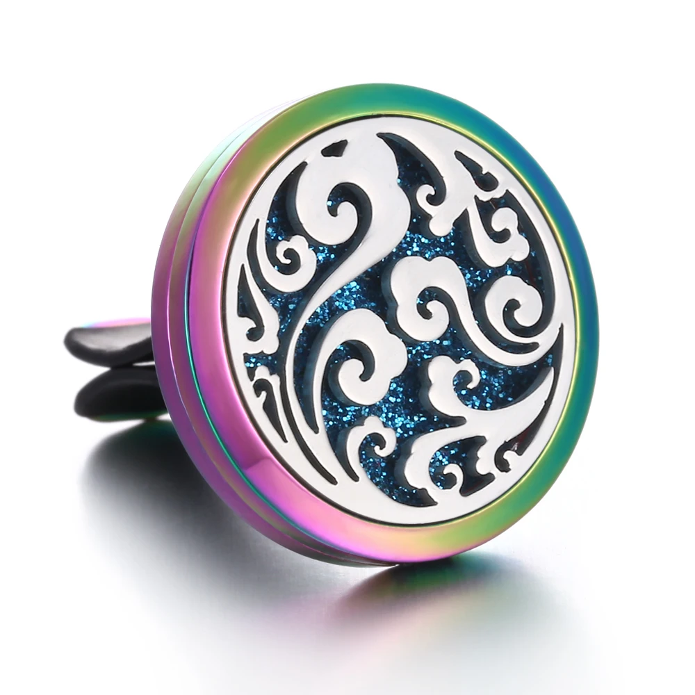 Aromatherapy Jewelry Car Air Freshener Tree of Life Paw Magnetic Essential Oil Diffuser Vent Clip Aromatherapy Perfume Locket
