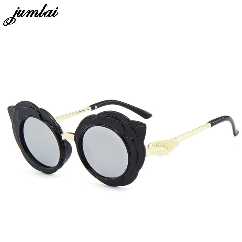 Круглые милые детские солнцезащитные очки jumlai 2018 UV400 для мальчиков и девочек |