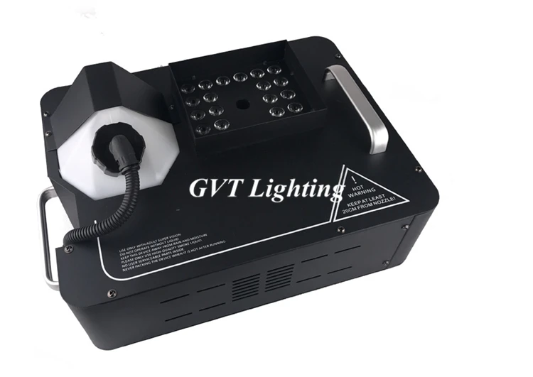 2 шт./лот 1500 Вт RGB 3 in1 DMX светодиодный противотуманная машина Pyro Вертикальная дымовая машина 24 шт. RGB 3in 1 Цвет светодиодный Цвет Фул для дым-машины