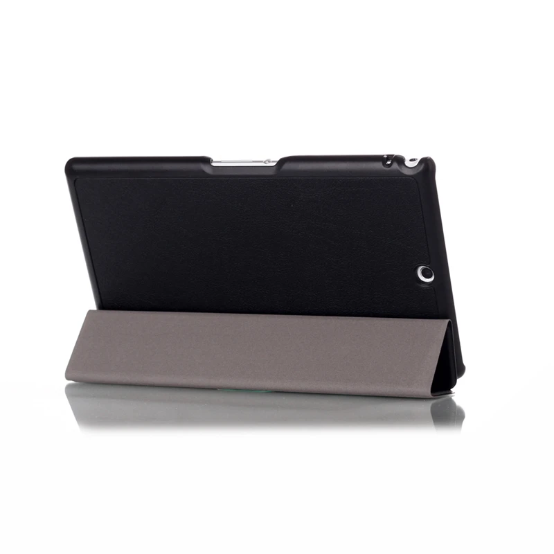 IBuyiWin ультра тонкий из искусственной кожи чехол для sony Xperia Z3 Compact 8," чехол для планшета s складная подставка защитный чехол+ экранная пленка+ ручка