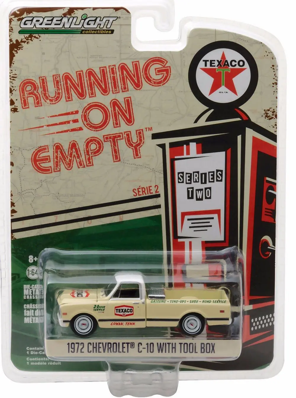 Зеленый светильник 1: 64 1972 Chevrolet C10 пикап игрушечный автомобиль игрушки для детей литая под давлением модель автомобиля подарок на день рождения