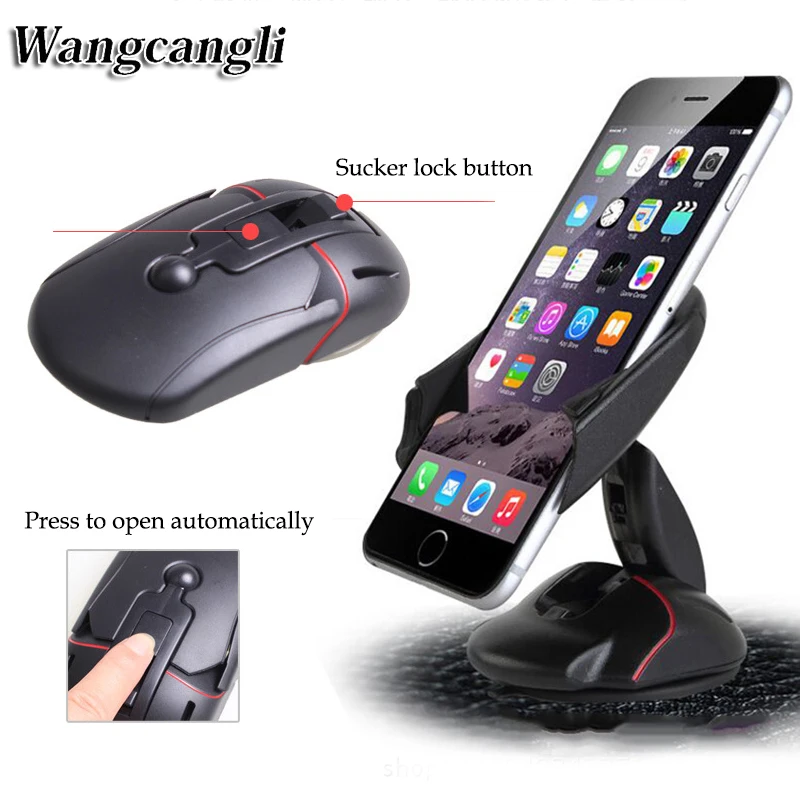 Wangcangli Автомобильный держатель для телефона gps Аксессуары присоска мышь Тип