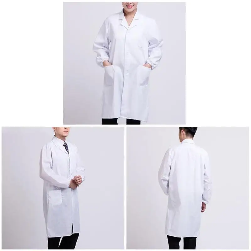 Горячая белая лабораторная куртка доктор больница ученый школа нарядное платье