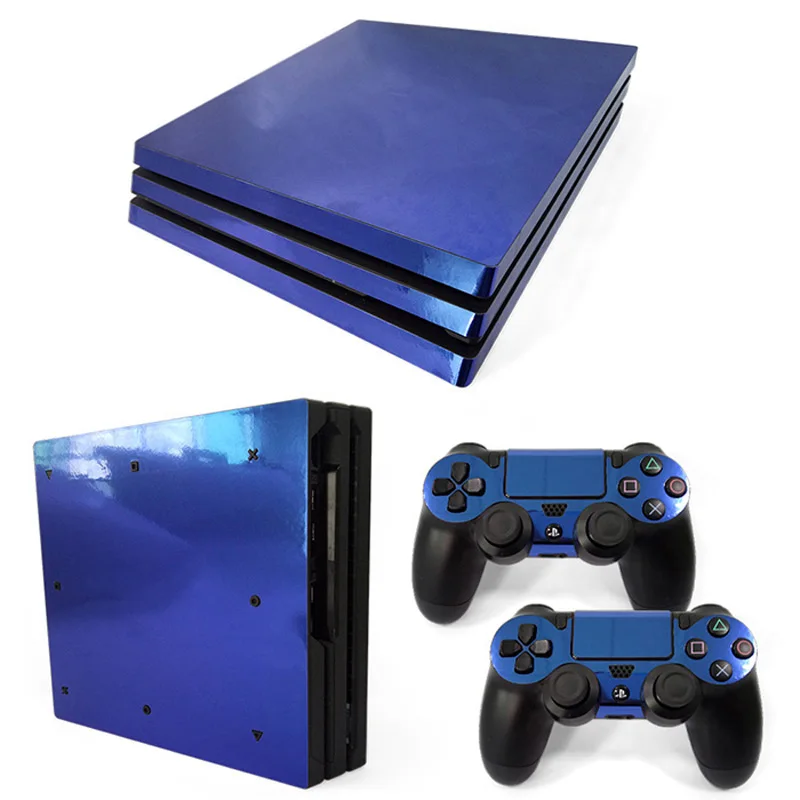 Виниловые наклейки для Sony PS4 Pro консоль и 2 контроллера игры [ad Наклейка Обложка
