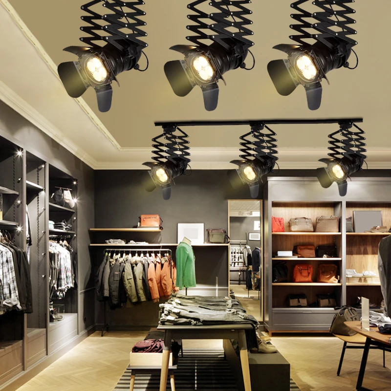 Американский винтажный Светодиодный точечный светильник в пленочном стиле