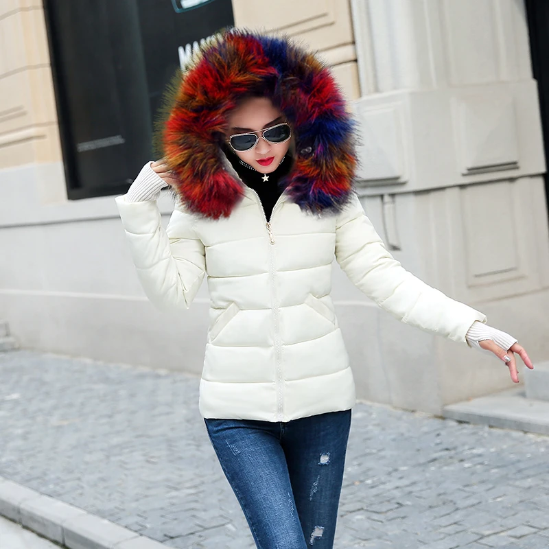 Новинка 2019 года красочные Мех животных мужские парки женские для женщин зимнее