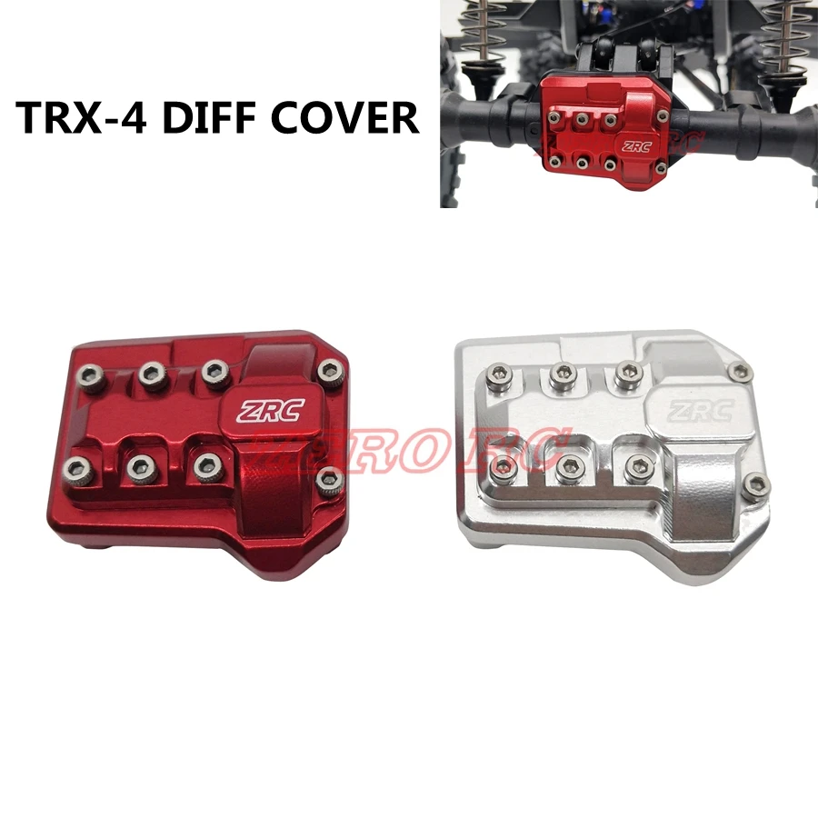 ЧПУ сплав TRX4 Diff Крышка передняя задняя ось для Traxxas TRX 4 RC Гусеничный автомобиль