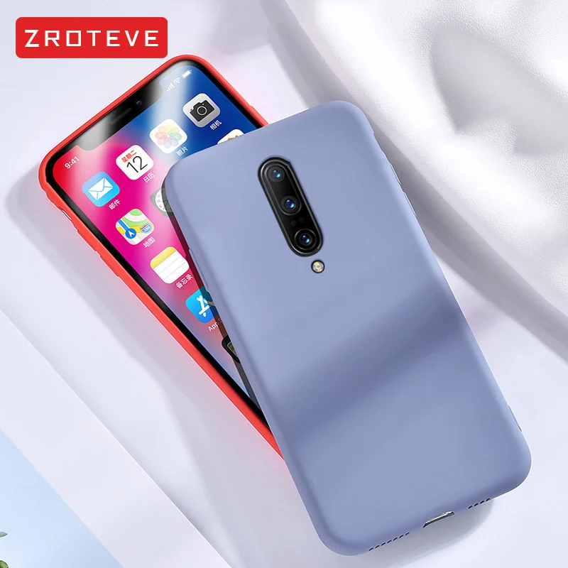 ZROTEVE чехол OnePlus 7 Pro тонкий из ТПУ мягкий One Plus жидкий силиконовый задняя крышка