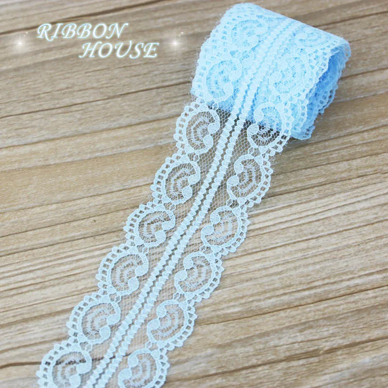 (5 ярдов/рулон) 40 мм цвет кружевная ткань тонкая лента для украшения подарочный