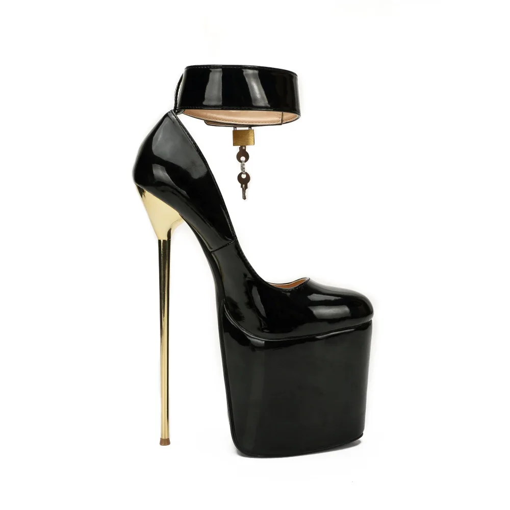 Эй Si Mey Для женщин Туфли-лодочки пикантные шпильки Высокое Heels22CM круглый носок со стразами, модельные женские туфли-лодочки женская обувь свадебные туфли на платформе
