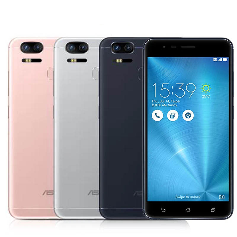 Оригинальный Asus Zenfone 3 зум ZE553KL мобильный телефон Qualcomm Dual sim Камера 4 ГБ Оперативная