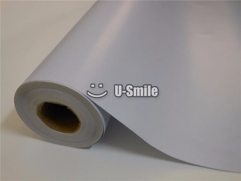 Печатная белая виниловая пленка одностороннее видение для окна эко растворителя