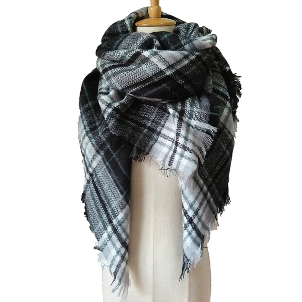 2017 новая сумочка через плечо плетенная Женская Зимний теплый шарф Шелковый для